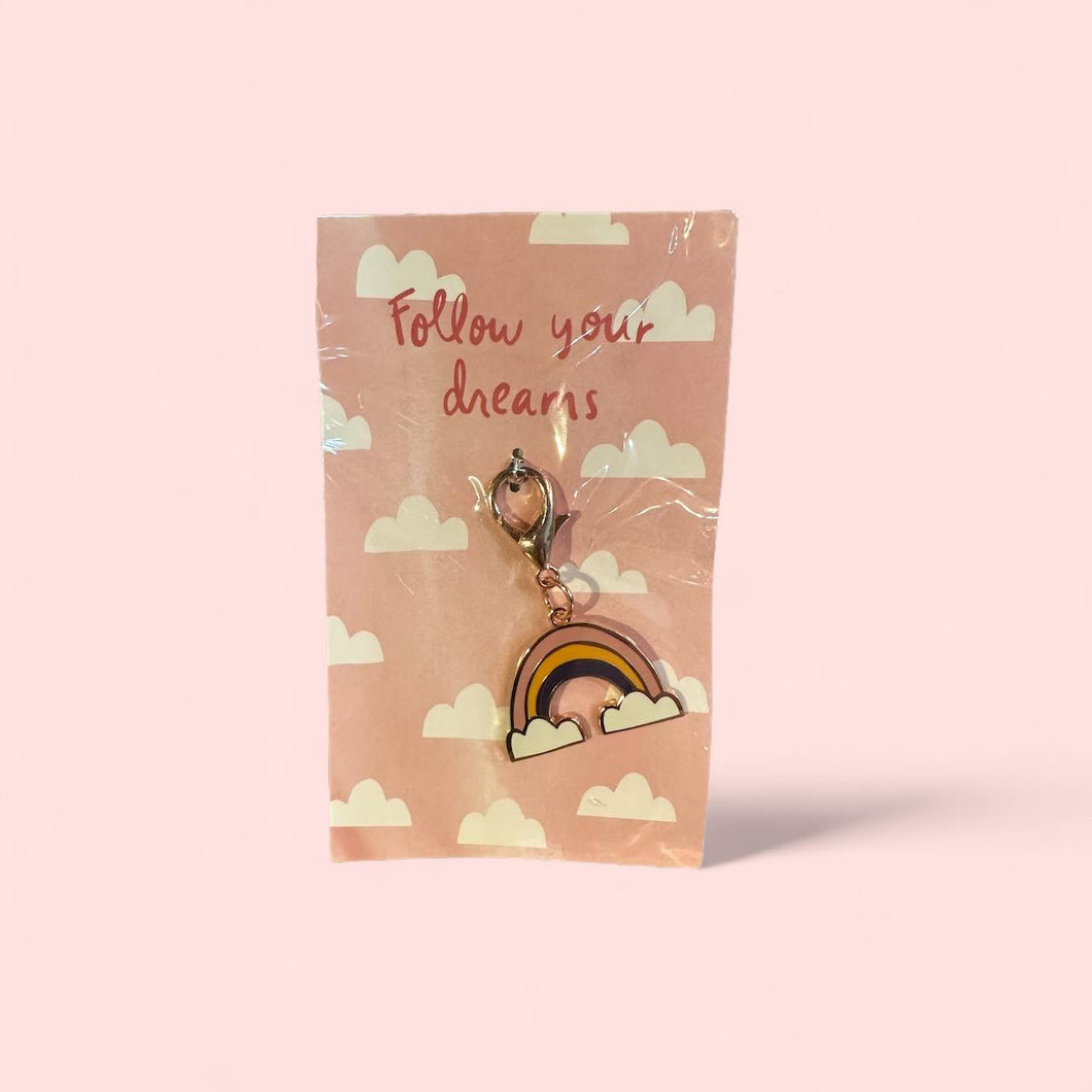 Follow Your Dreams Rainbow Keychain