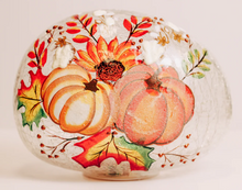 Load image into Gallery viewer, Pumpkin Patch - Crackle Glass Egg
