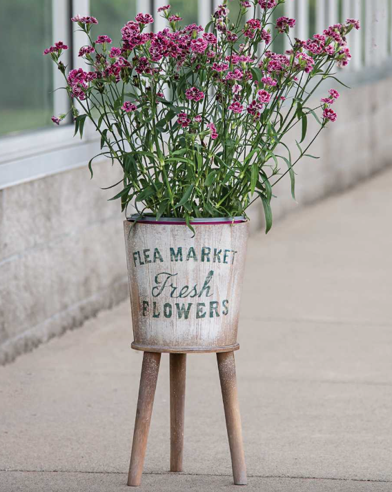 Flea Market Flower Stand