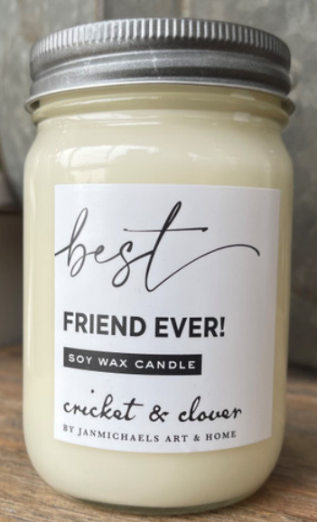 Best Friend Soy Mason Jar Candle