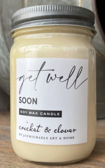 Get Well Soy Mason Jar Candle