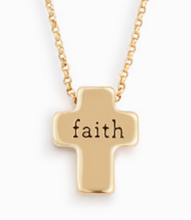 Load image into Gallery viewer, Artful Cross Necklace - Faith
