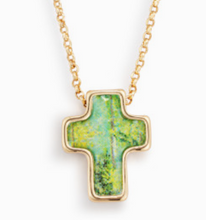 Load image into Gallery viewer, Artful Cross Necklace - Faith
