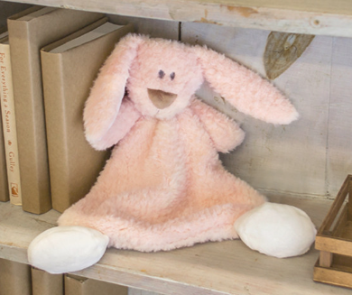 Belina Bunny Rattle Blankie