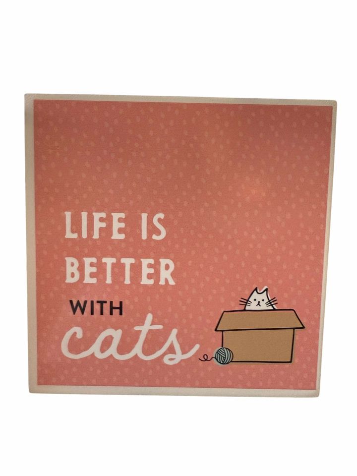 Better with Cats Wall Art