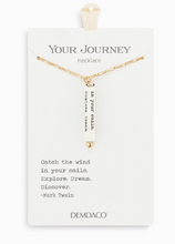 Load image into Gallery viewer, Catch the Wind Quote Necklace
