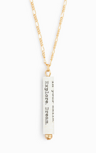 Load image into Gallery viewer, Catch the Wind Quote Necklace
