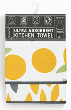 Load image into Gallery viewer, Citrus Orange Absorbent Reversible Towel - 18x30in
