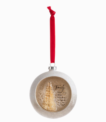 Dear You Cloche Ornament - Family