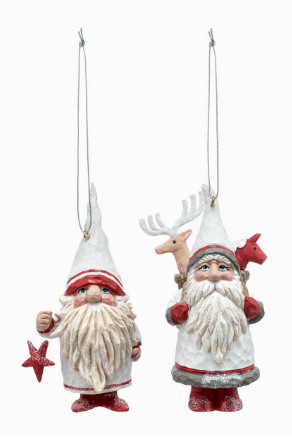 Gnome Traveler Ornaments