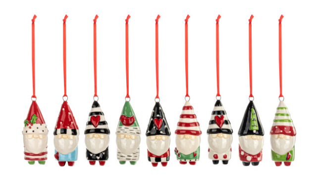 Heartful Gnome Ornaments