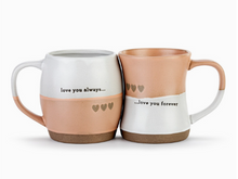 Load image into Gallery viewer, Mom &amp; Daughter Hug Mugs - Set of 2
