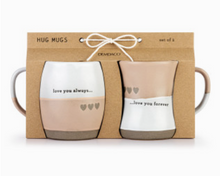 Load image into Gallery viewer, Mom &amp; Daughter Hug Mugs - Set of 2
