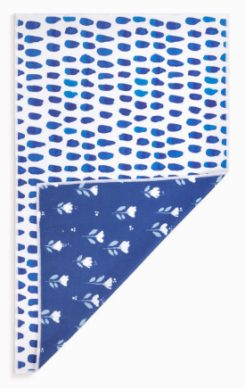 Royal Blue Absorbent Reversible Towel - 18x30in