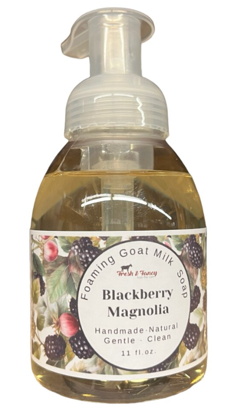 Blackberry Magnolia Foaming Goat Milk Soap