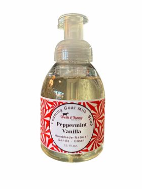 Peppermint Vanilla Foaming Goat Milk Soap