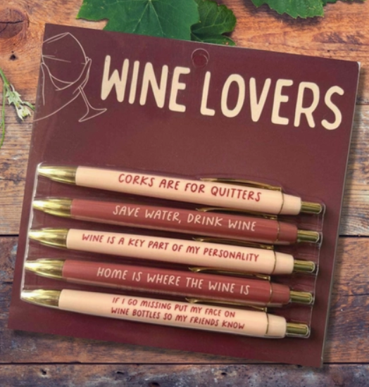 Wine Lovers Pen Set