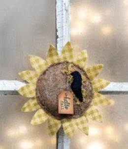 Hello Fall Felt Sunflower Ornament