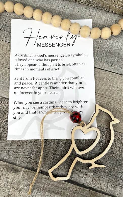 Heavenly Messenger Cardinal Ornament