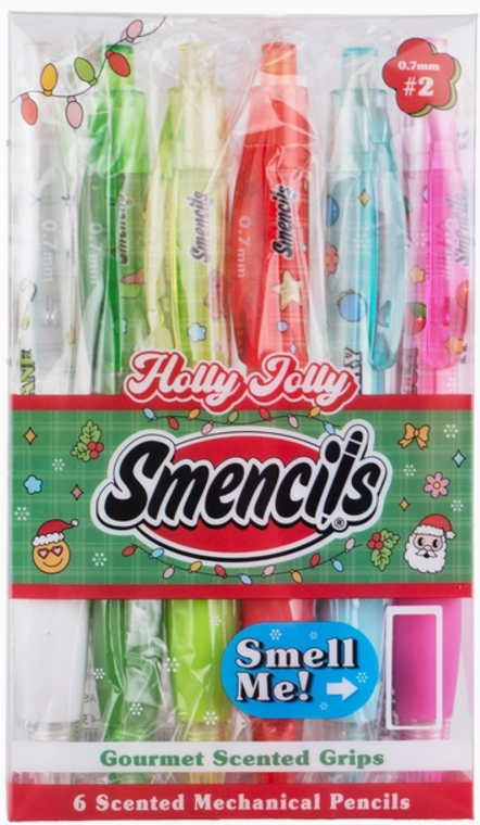 Mechanical Scented Pencils - Holly Jolly (6-pack)