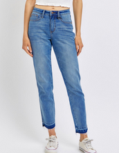 Load image into Gallery viewer, Judy Blue Denim Mid-Rise Rigid Magic Release Hem Boyfriend
