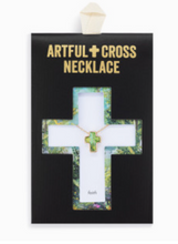 Load image into Gallery viewer, Artful Cross Necklace - Faith
