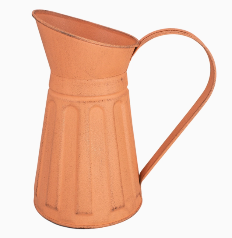 Apricot Metal Pitcher