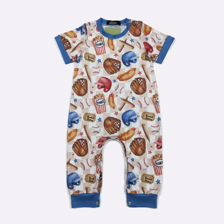 Batter Up Baseball Romper