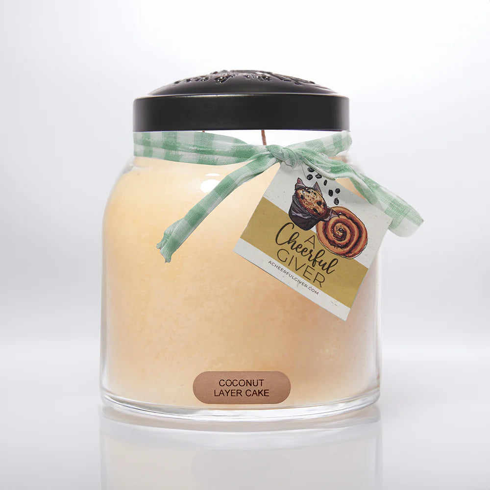 Coconut Layer Cake Papa Jar Candle