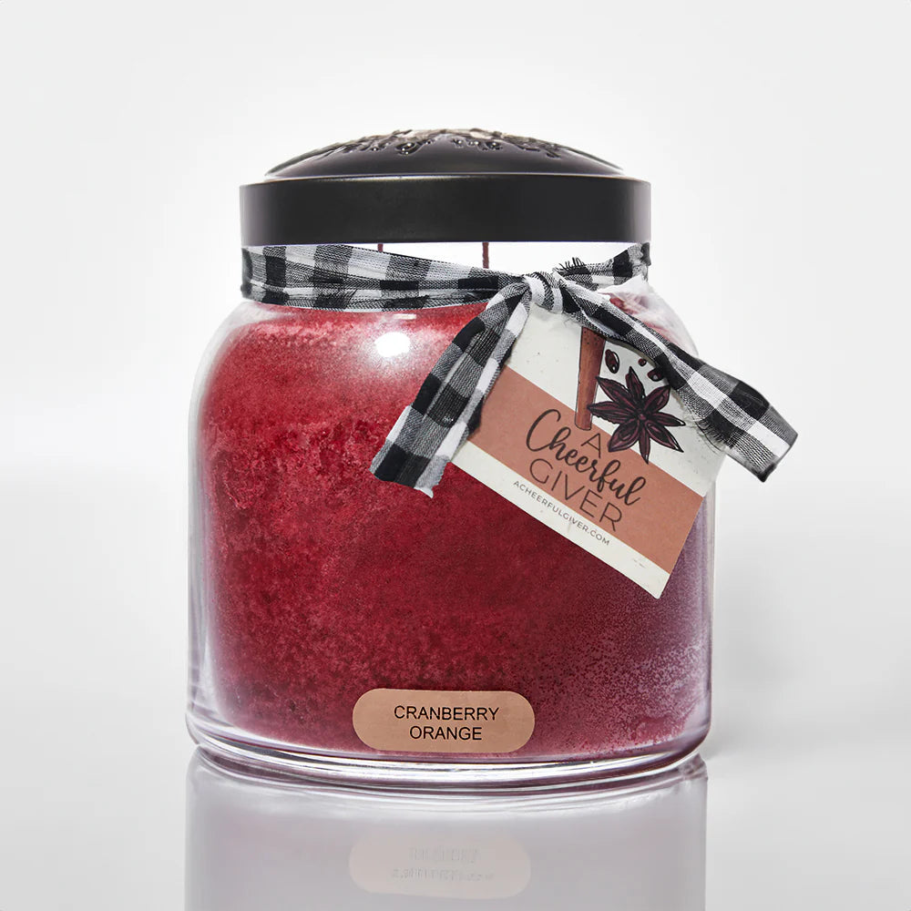 Cranberry Orange Papa Jar Candle