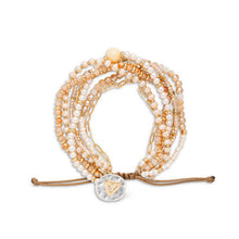 Load image into Gallery viewer, Beaded Love Bracelet - Champagne - Jewelry
