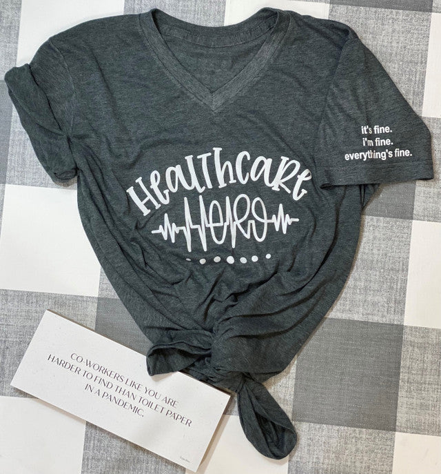 Healthcare Hero V-Neck Shirt