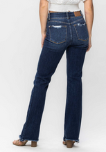 Load image into Gallery viewer, Judy Blue High Waisted Vintage Frayed Hem Bootcut Denim
