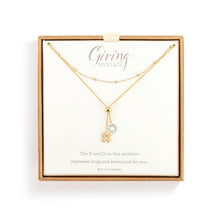 Load image into Gallery viewer, Lariat Charm Necklace - XOXO
