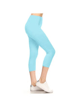 Load image into Gallery viewer, 3&quot; Yoga Band Buttery PLUS SIZE Soft Capri Leggings
