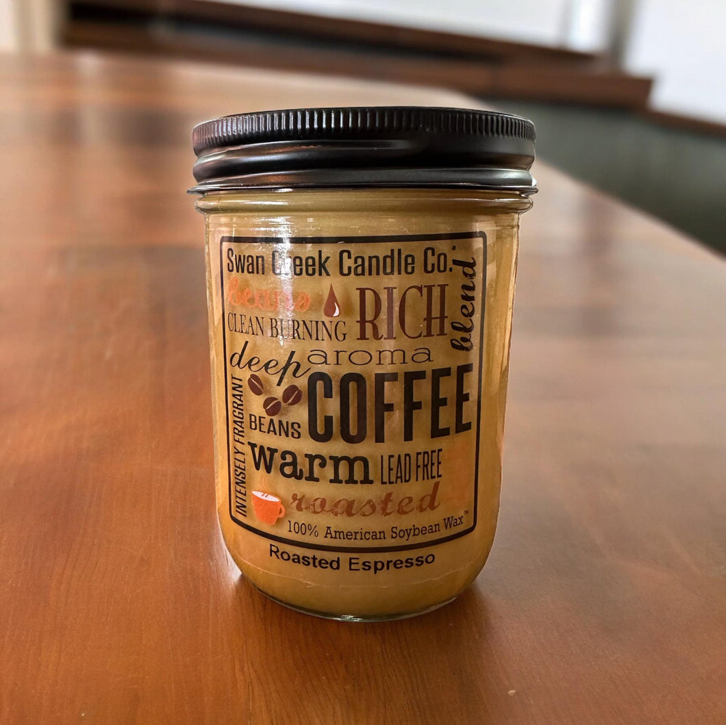 Swan Creek Roasted Espresso Pantry Jar 12 oz.