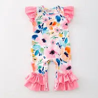 Watercolor Whisper Baby Romper