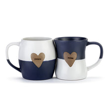 Load image into Gallery viewer, Yours and Mine Hug Mugs - Set of 2
